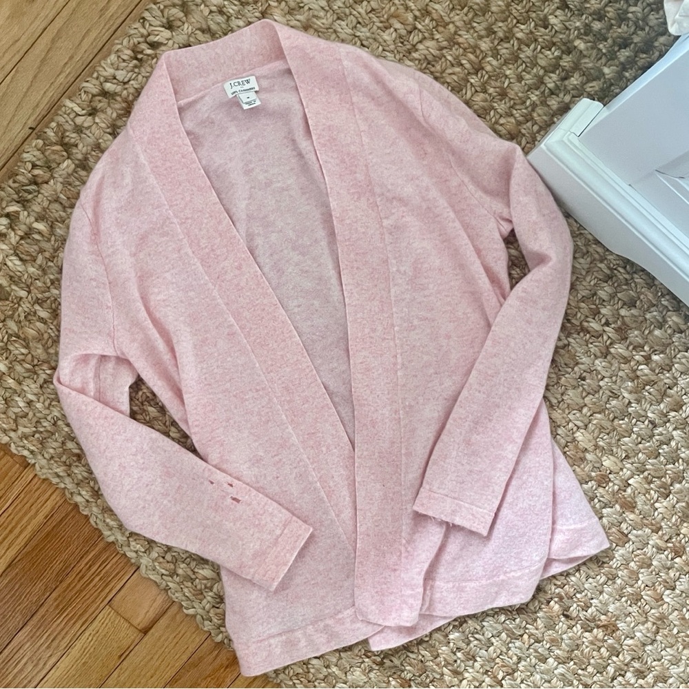 J. Crew Women’s Light Pink Cashmere Cardigan